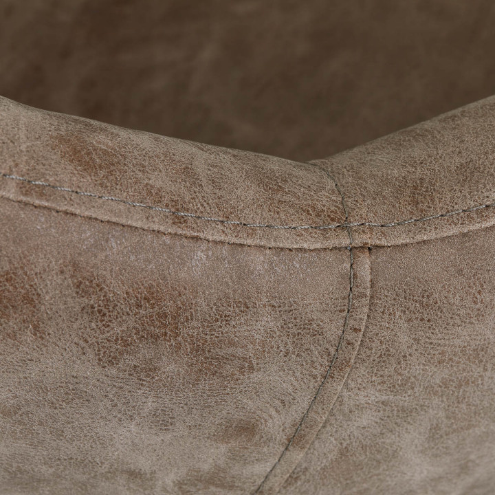 Fotel fryzjerski Gabbiano Morena Modern "Old Leather" brązowy
