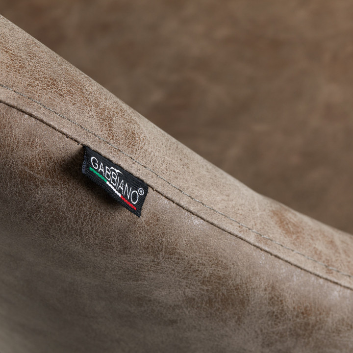 Fotel fryzjerski Gabbiano Morena Modern "Old Leather" brązowy