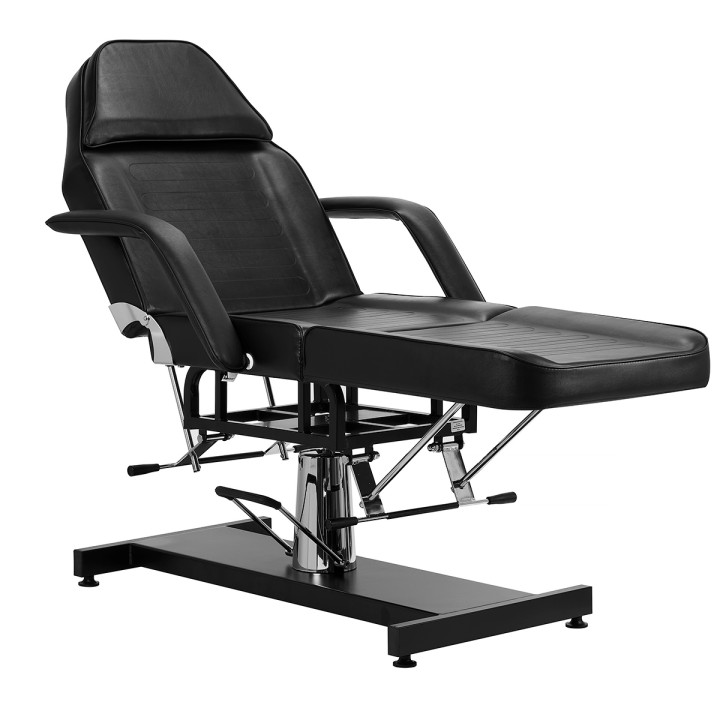 Fotel kosmetyczny hydrauliczny Basic 210 czarny