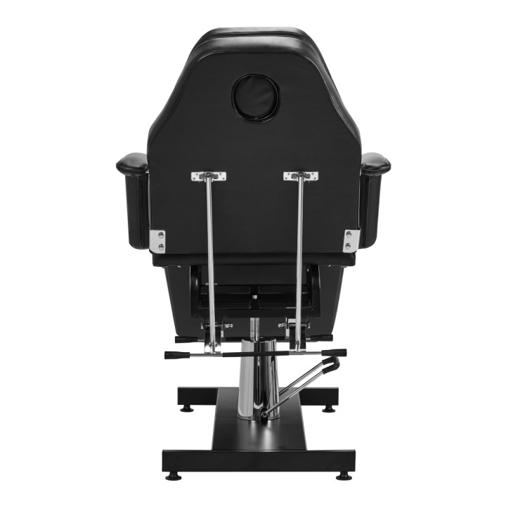 Fotel kosmetyczny hydrauliczny Basic 210 czarny