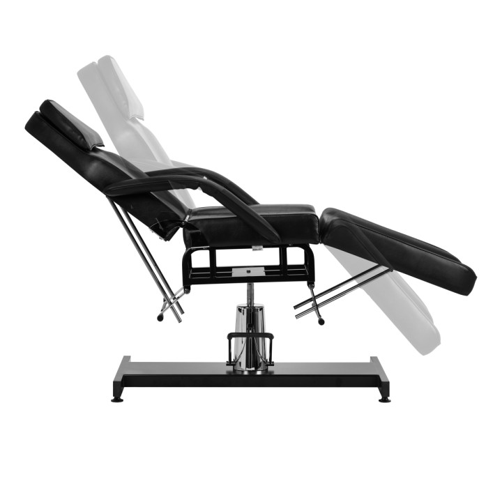 Fotel kosmetyczny hydrauliczny Basic 210 czarny