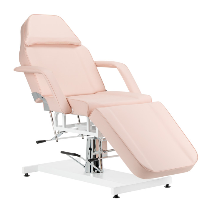 Fotel kosmetyczny hydrauliczny Basic 210 różowy