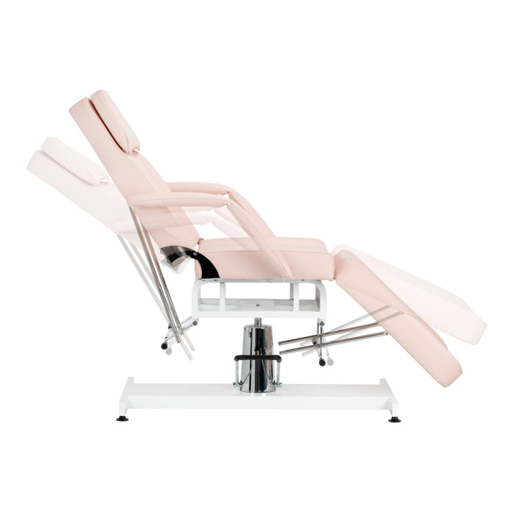Fotel kosmetyczny hydrauliczny Basic 210 różowy