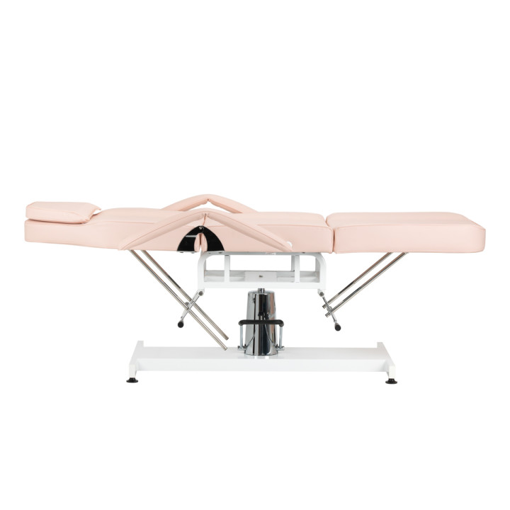 Fotel kosmetyczny hydrauliczny Basic 210 różowy