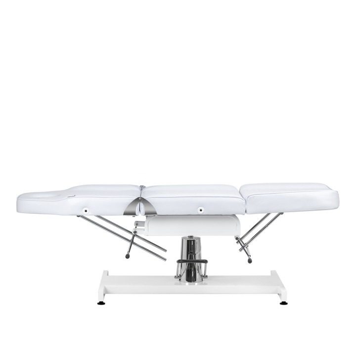 Fotel kosmetyczny hydrauliczny Sillon v2 210 biały