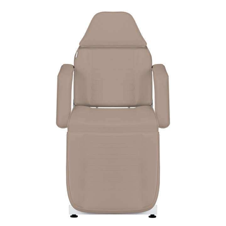 Fotel kosmetyczny hydrauliczny Sillon v2 210 szarobrązowy
