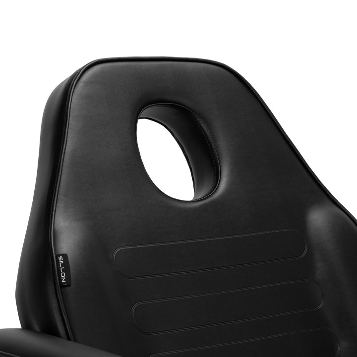 Fotel kosmetyczny hydrauliczny Sillon v2 210 czarny