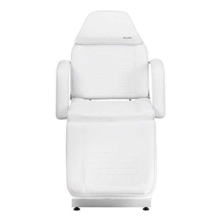 Fotel kosmetyczny hydrauliczny Sillon 210 z kołyską biały