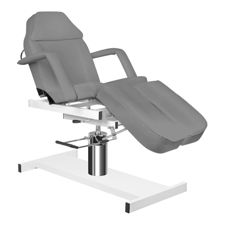 Fotel kosmetyczny hydrauliczny A 210C pedi szary