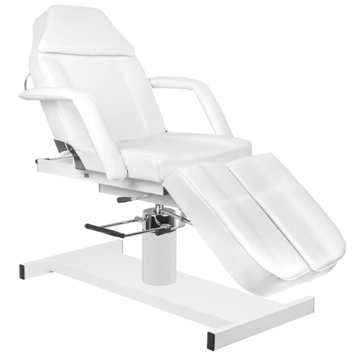 Fotel kosmetyczny hydrauliczny A 210C pedi biały