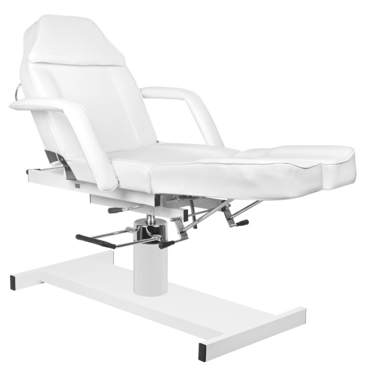 Fotel kosmetyczny hydrauliczny A 210C pedi biały
