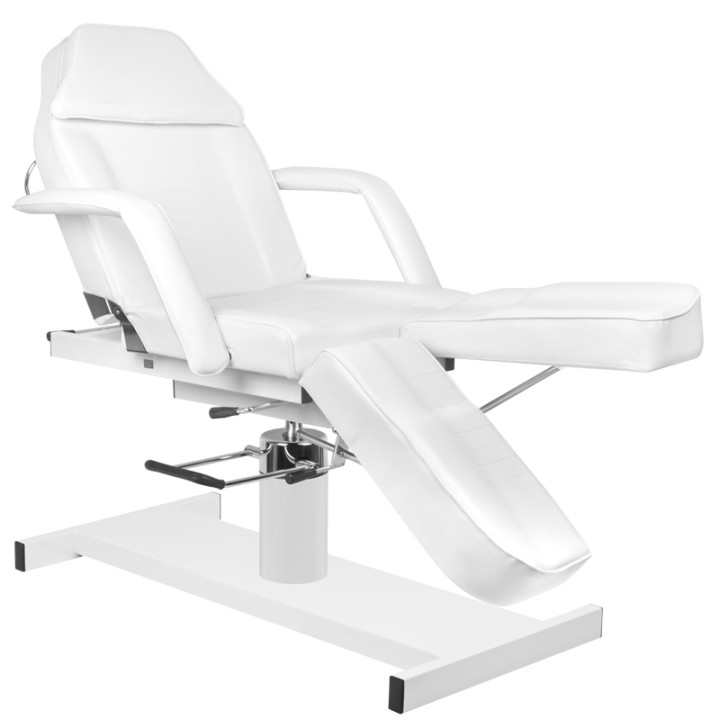 Fotel kosmetyczny hydrauliczny A 210C pedi biały