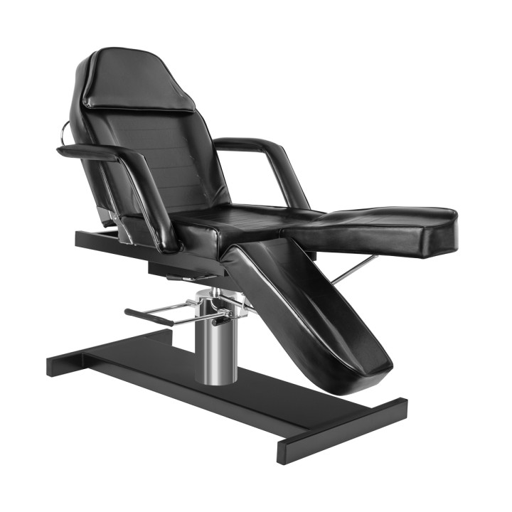 Fotel kosmetyczny hydrauliczny A 210C pedi czarny
