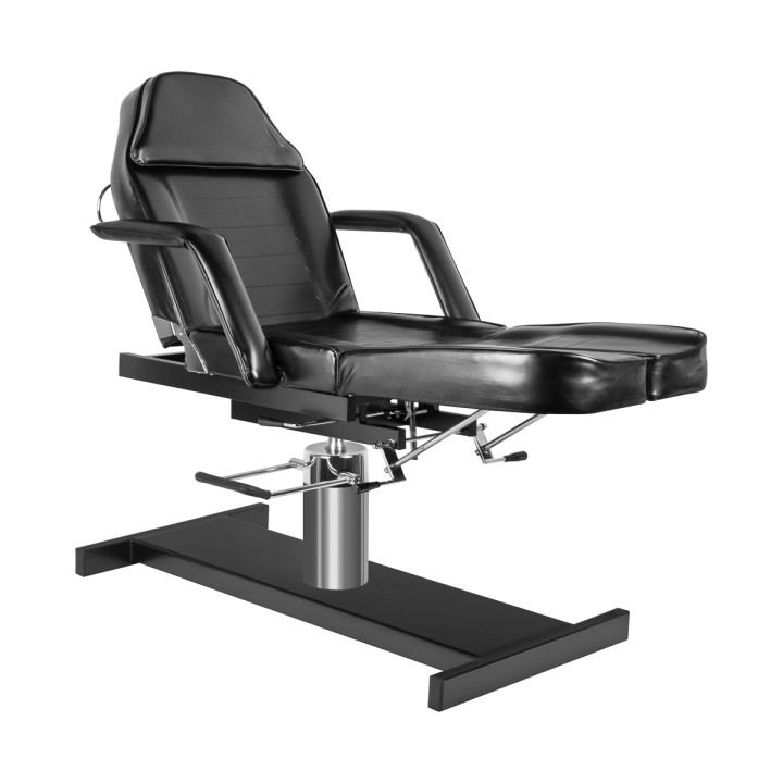 Fotel kosmetyczny hydrauliczny A 210C pedi czarny