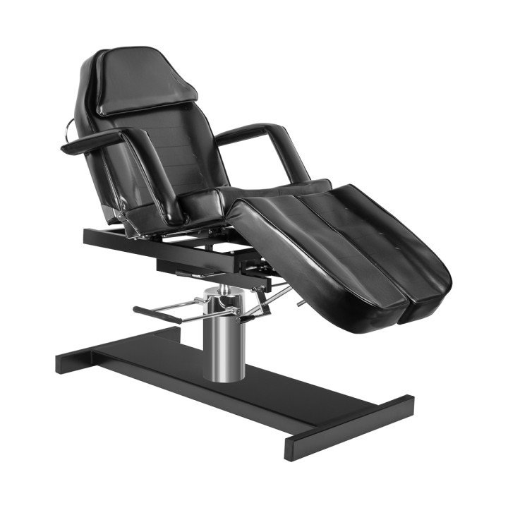 Fotel kosmetyczny hydrauliczny A 210C pedi czarny
