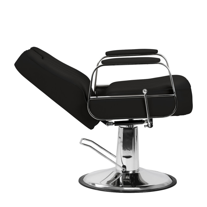 Fotel barberski Gabbiano Rufo czarny