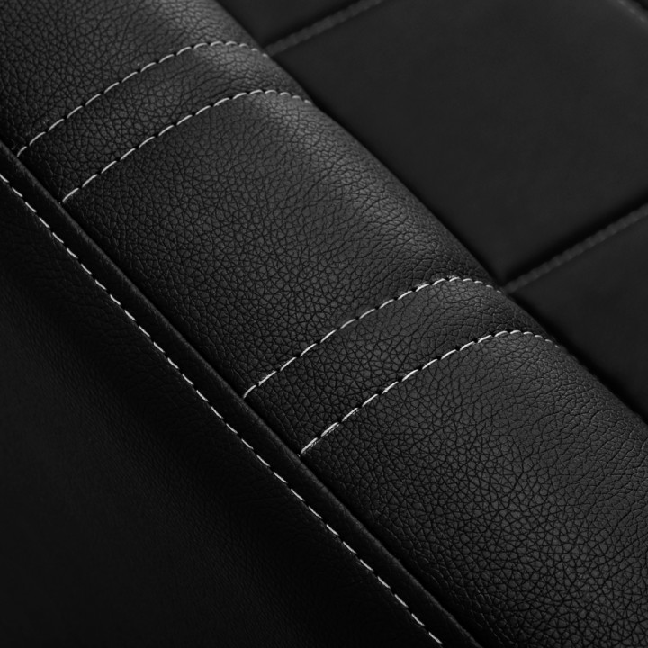 Sofa do poczekalni Gabbiano Avila czarno-złota