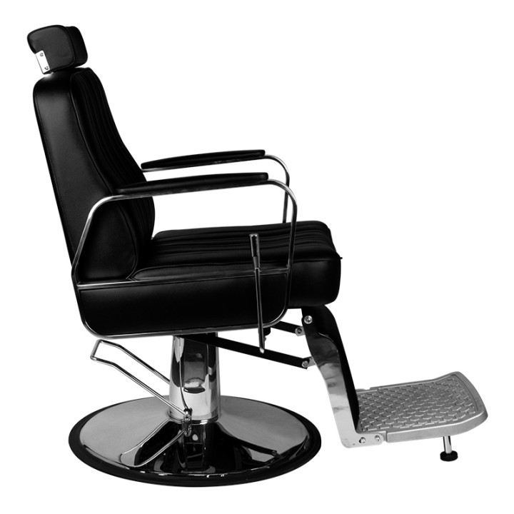 Fotel barberski Gabbiano Patrizio czarny