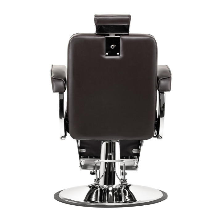 Fotel barberski Hair System BM88066 brązowy
