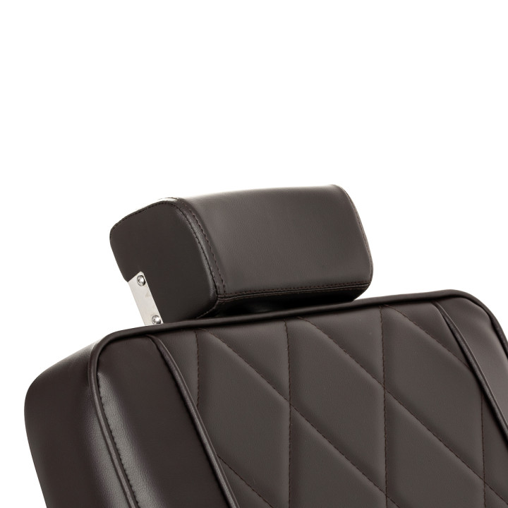 Fotel barberski Hair System BM88066 brązowy