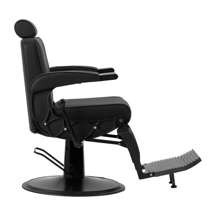 Fotel barberski Gabbiano Continental czarny