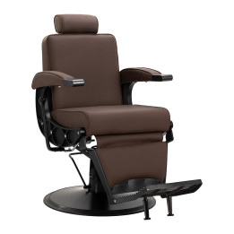 Fotel barberski Gabbiano Continental brązowy