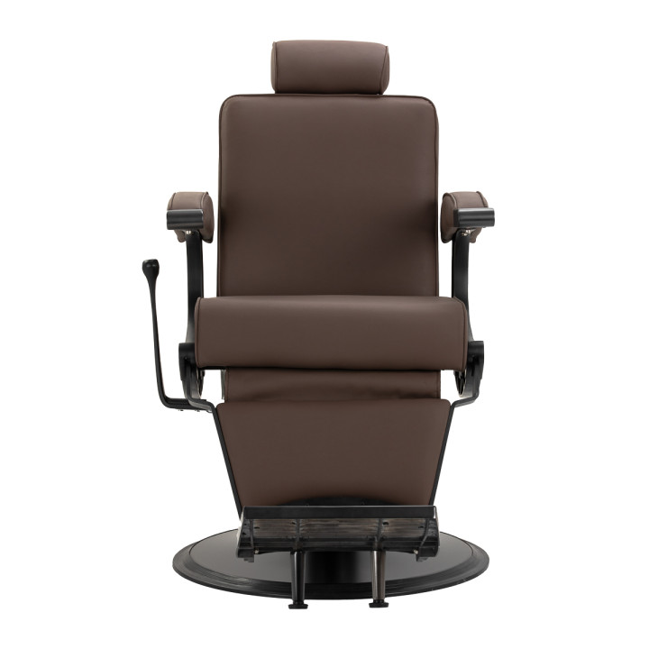 Fotel barberski Gabbiano Continental brązowy