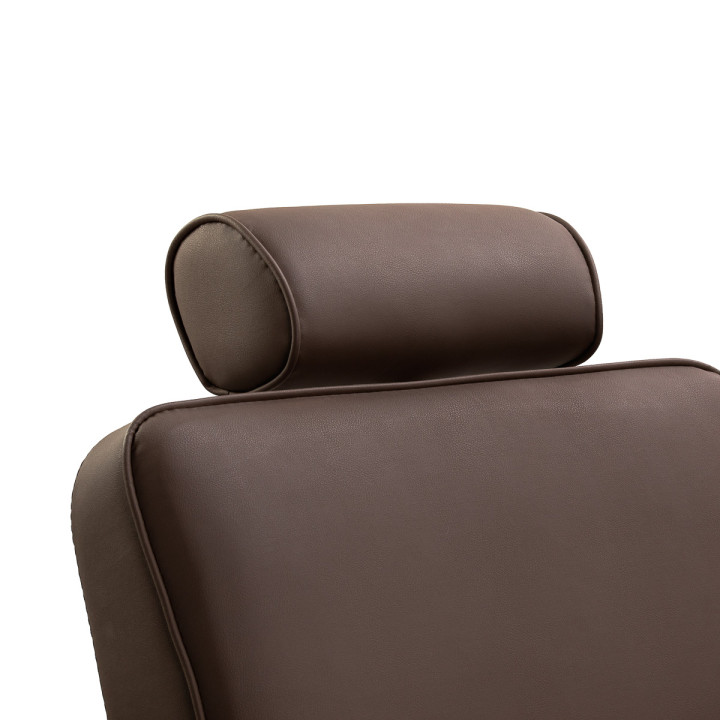 Fotel barberski Gabbiano Continental brązowy