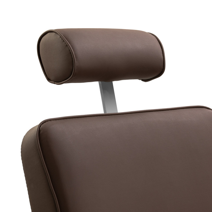 Fotel barberski Gabbiano Continental brązowy