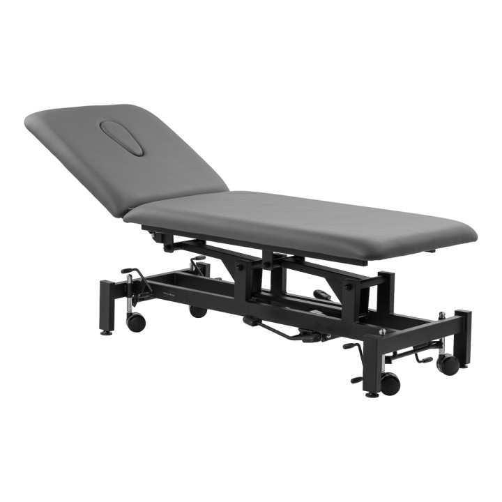 Stół rehabilitacyjny do masażu i fizjoterapii hydrauliczny Balance Solidum 5 Szary