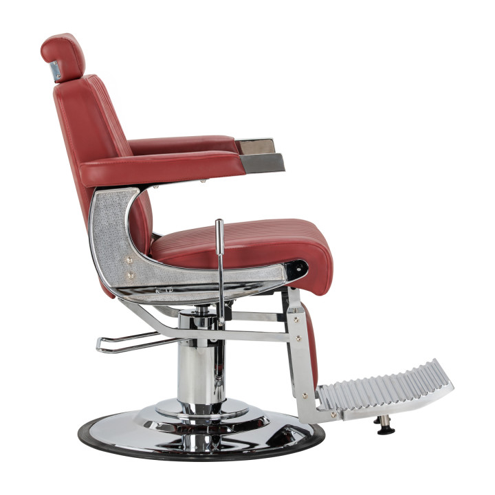Fotel barberski Gabbiano Visionerio+ czerwony