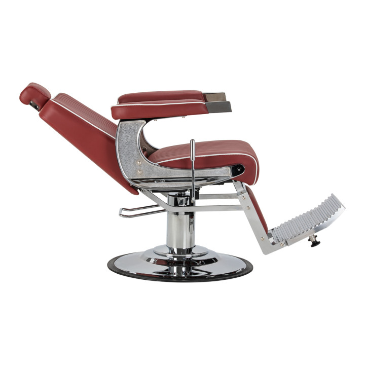 Fotel barberski Gabbiano Visionerio+ czerwony