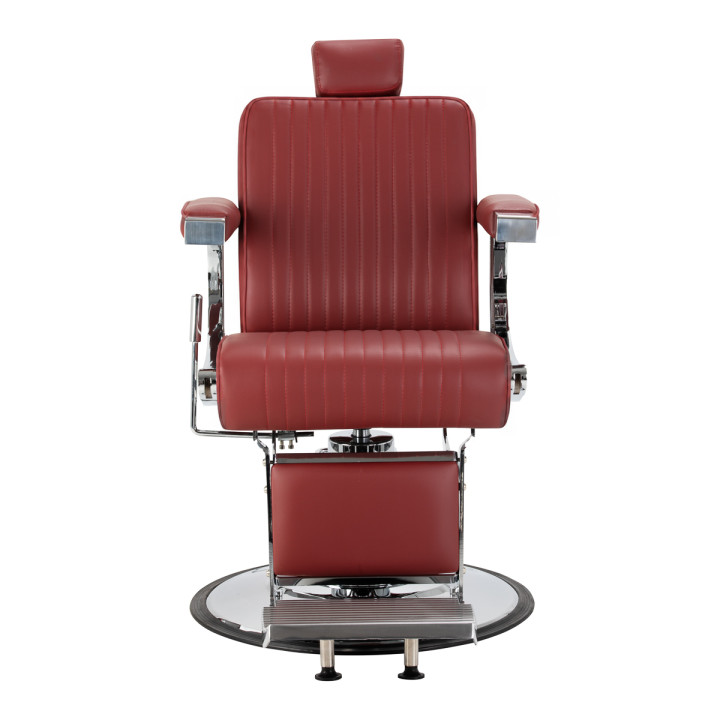 Fotel barberski Gabbiano Visionerio+ czerwony