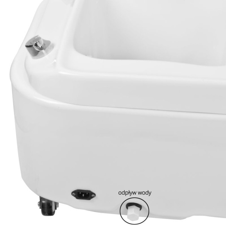 Brodzik Azzurro do pedicure z hydromasażem A023