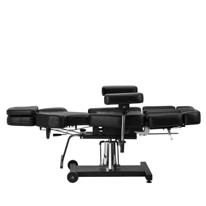 Fotel hydrauliczny do tatuażu Pro Ink 601A czarny