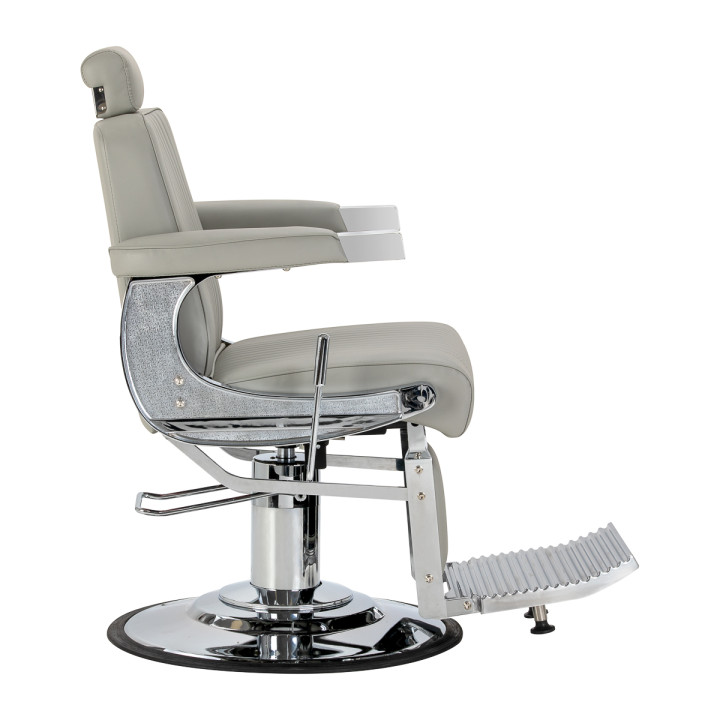 Fotel barberski Gabbiano Visionerio szary