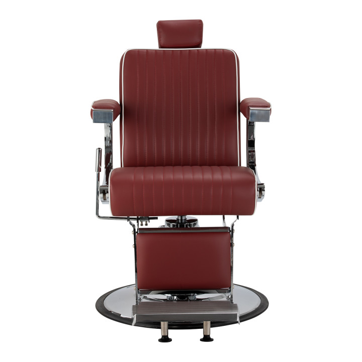 Fotel barberski Gabbiano Visionerio czerwony