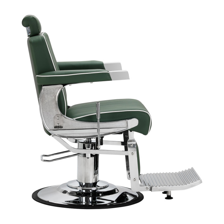 Fotel barberski Gabbiano Visionerio zielony