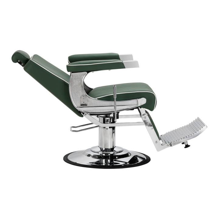 Fotel barberski Gabbiano Visionerio zielony