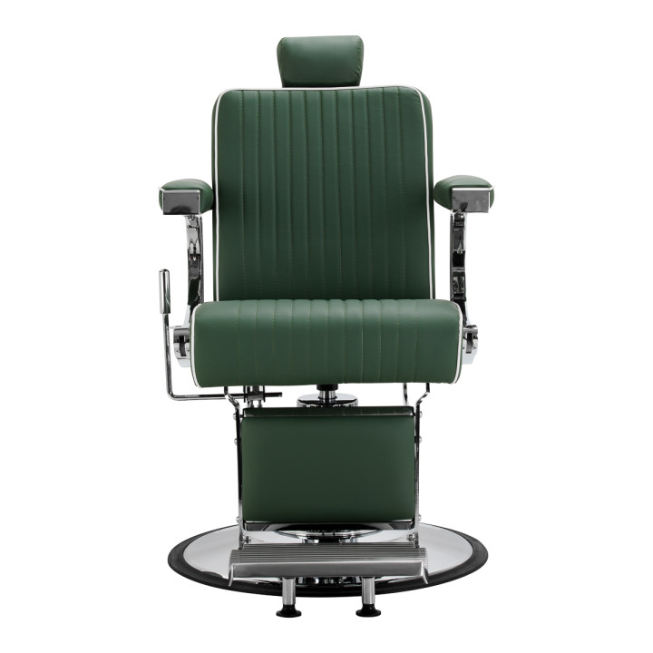 Fotel barberski Gabbiano Visionerio zielony