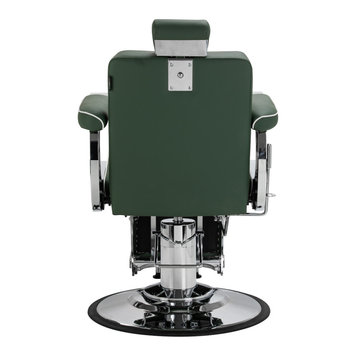 Fotel barberski Gabbiano Visionerio zielony