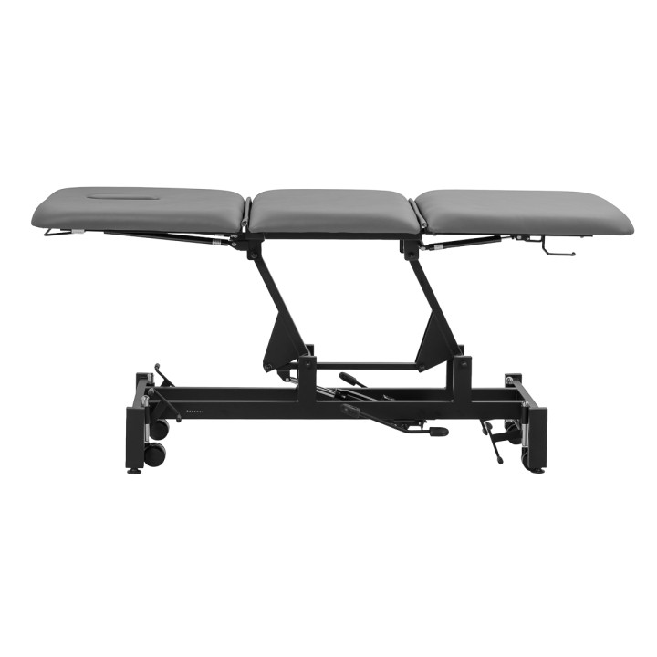 Stół rehabilitacyjny do masażu i fizjoterapii hydrauliczny Balance Solidum 3 Szary