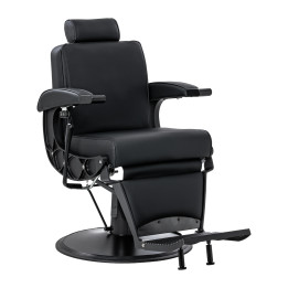 Fotel barberski z masażem Gabbiano Continental czarny