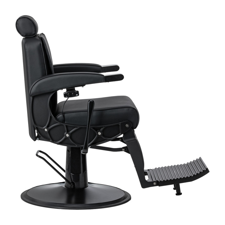 Fotel barberski z masażem Gabbiano Continental czarny