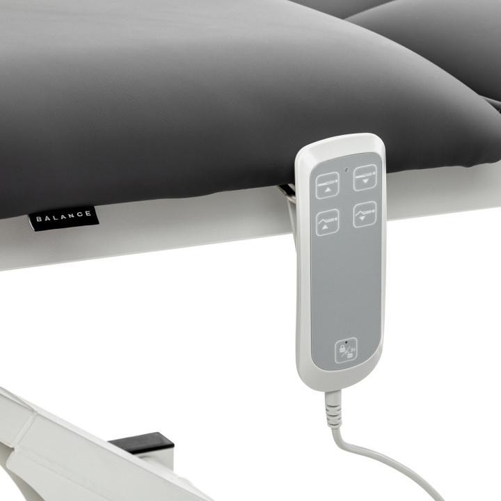 Stół rehabilitacyjny do masażu i fizjoterapii elektryczny Balance Eso pro Szary