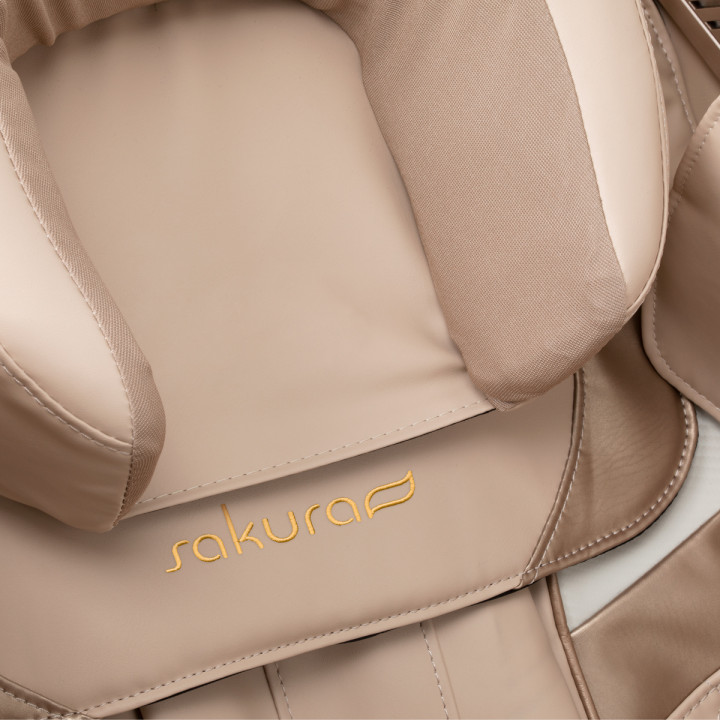 Fotel masujący Sakura Prime 108 kremowo beżowy