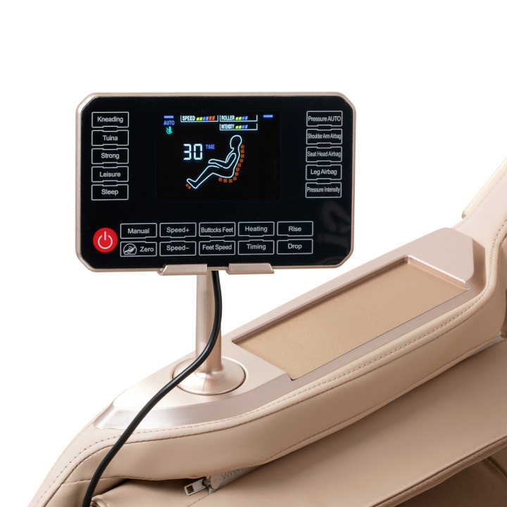 Fotel masujący Sakura Prime 108 kremowo beżowy