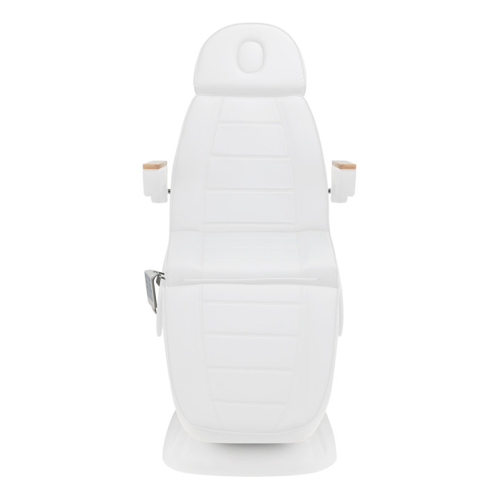 Fotel kosmetyczny elektryczny Sillon Lux 273b 3 silniki biały