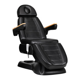 Fotel kosmetyczny elektryczny Sillon Lux 273b 3 silniki czarny