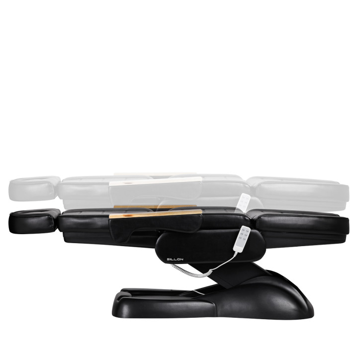 Fotel kosmetyczny elektryczny Sillon Lux 273b 3 silniki czarny